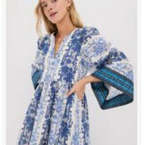 NWT TUCKERNUCK BONDI BLUES COTTON IZZIE DRESS WOMEN'S SMALL